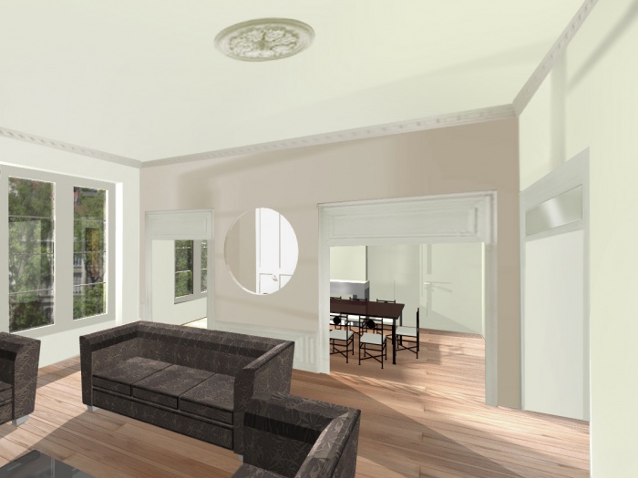 R�novation totale d'un appartement bourgeois sur les quais de Sa�ne.