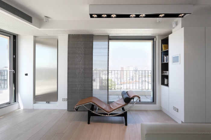 Restructuration complète d'un appartement sur les toits de Paris
